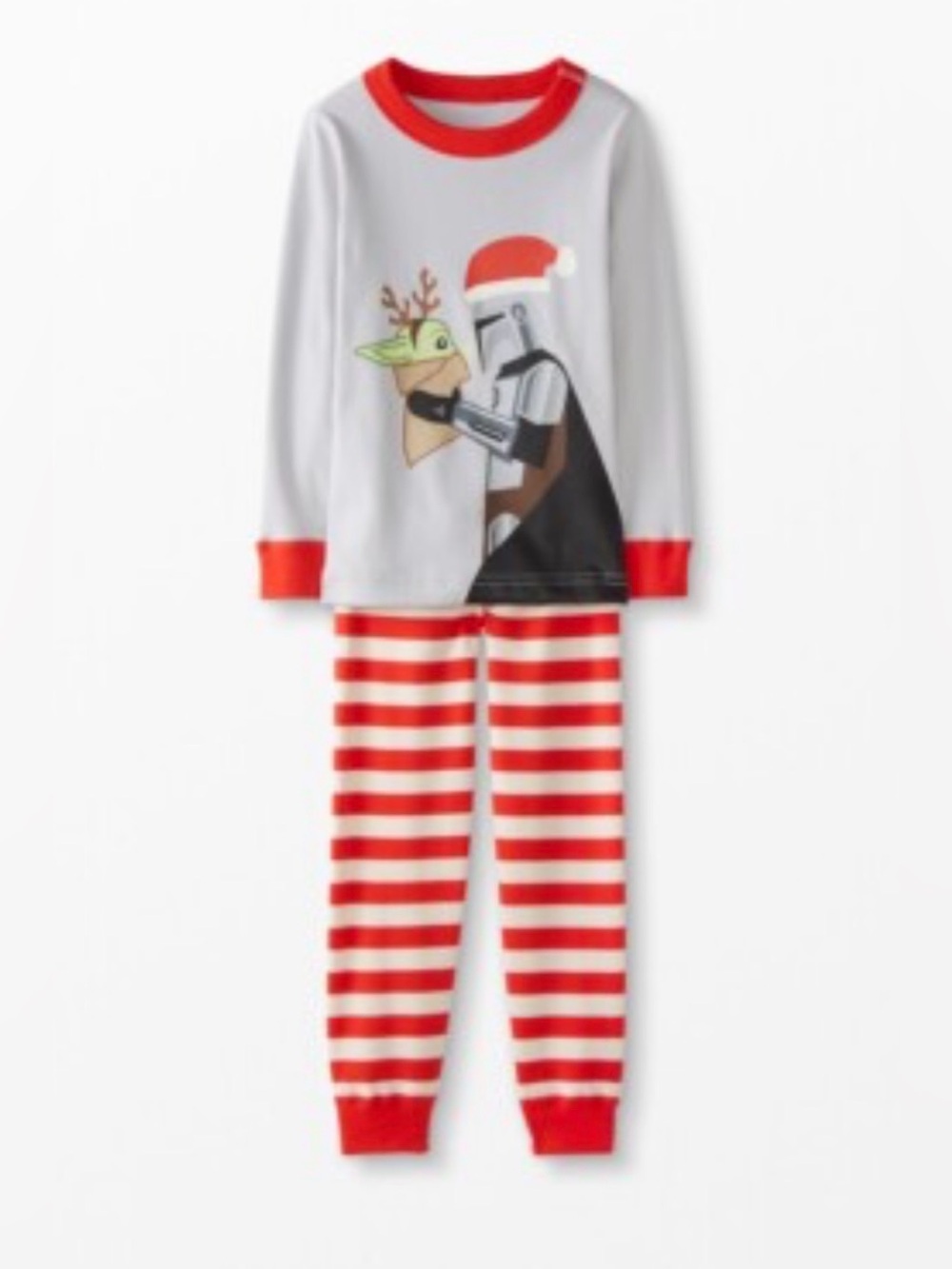 Hanna Andersson x Star Wars The Mandalorian Christmas Long John PJs - 12